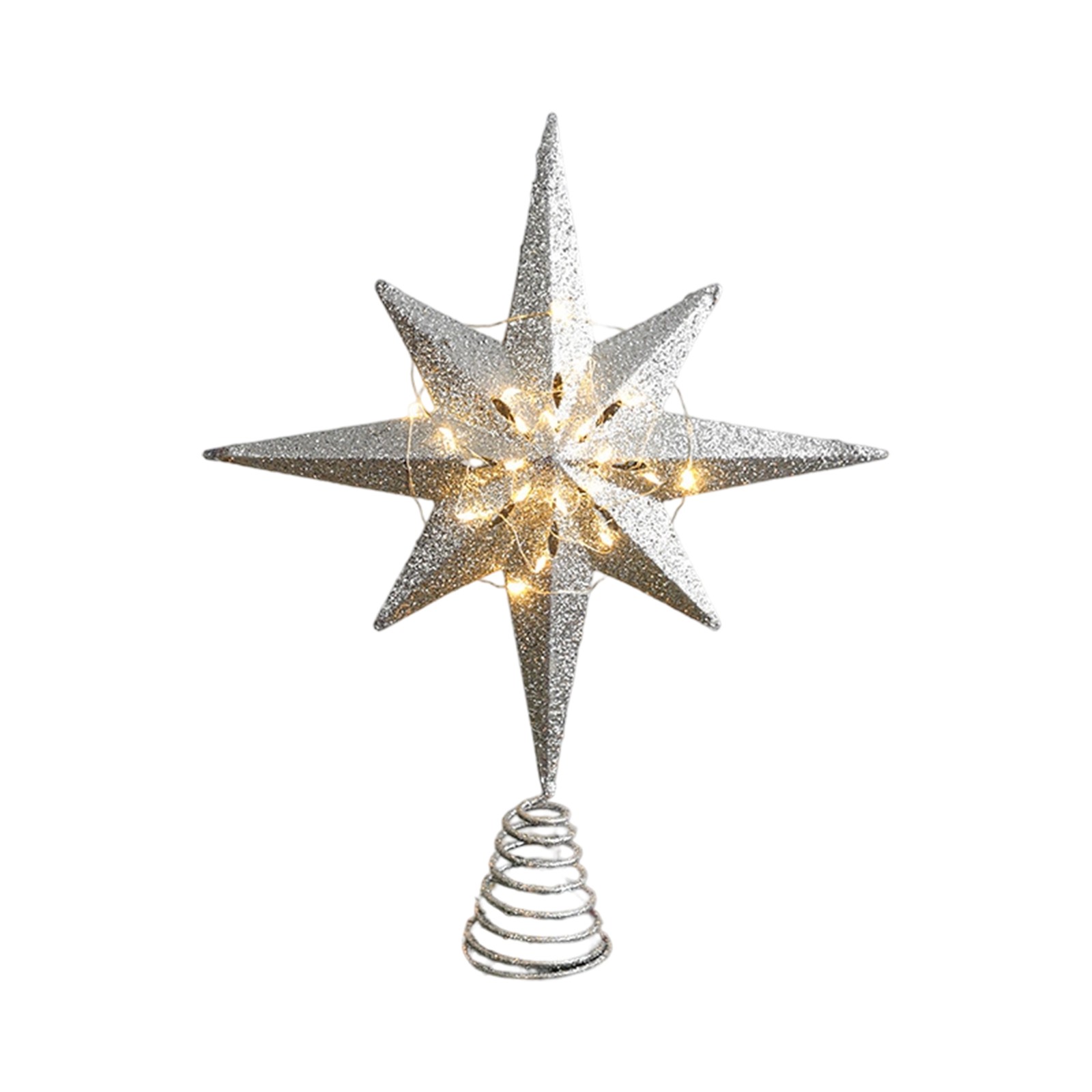 thumbnail image 2 of Top Star para las fiestas navideñas Adorno colgante de calidad para fiestas en casa y celebraciones estacionales Diseño elegante y brillante Características:, 2 of 2